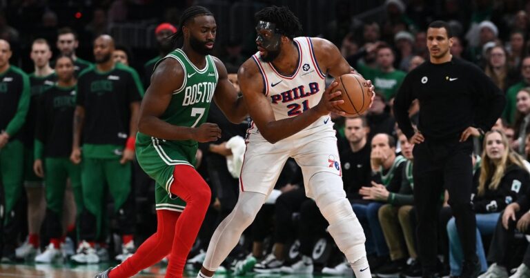 With blockbuster trade, Sixers betting on Joel Embiid just as much as Jaylen Brown