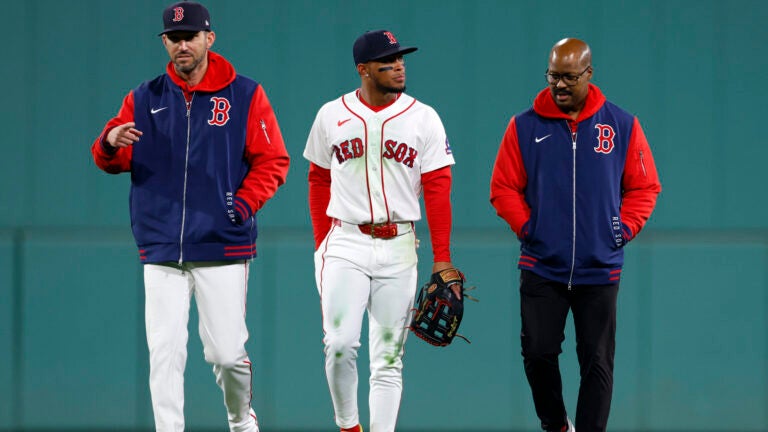 Ceddanne Rafaela returns to Red Sox, but exits due to injury