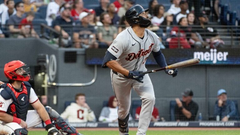 Tigers rout Guardians to help Blue Jays in wild-card race