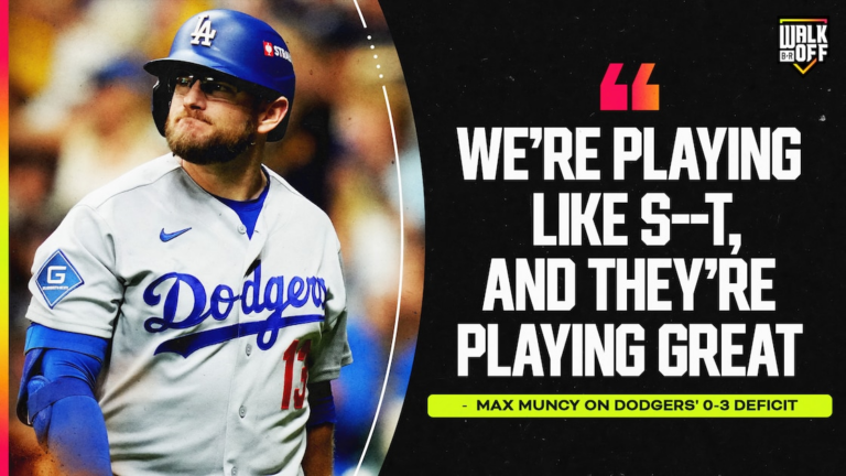 ‘We’re Playing Like S–t,’ Dodgers’ Max Muncy Reacts to 3-0 NLCS Deficit vs. Brewers